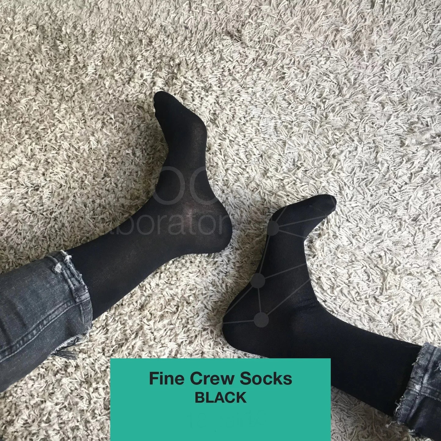 FINE CREW SOCKS - Set of 3 / The Fine Blacks